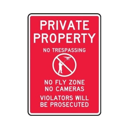 DRONE SIGN PRIVATE PROPERTY  NO MDRN509XL